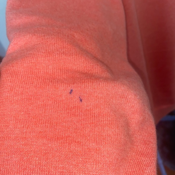 Tommy Hilfiger Men’s Crewneck Knitted Salmon Pink Sweater - Picture 4 of 5